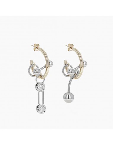 Justine Clenquet - Boucles d'oreilles Debbi - Doré les ctes