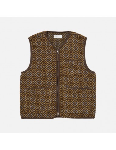 Universal Works - Gilet Zippé - Marron prix pour 