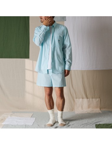 Merci - Chemise Basile - Turquoise les ctes