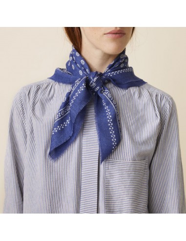 Moismont - Foulard n°676 - Denim Blue Livraison rapide