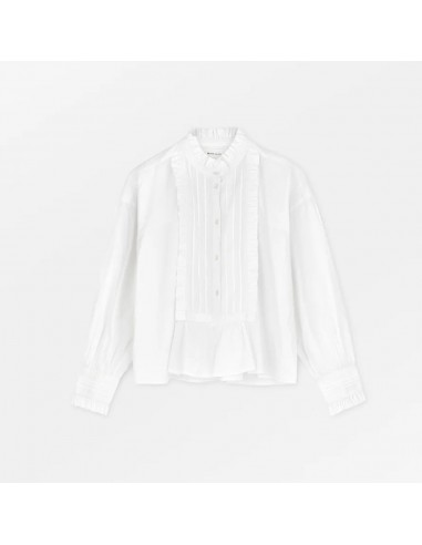 Skall Studio - Blouse Emilia - Blanc destockage