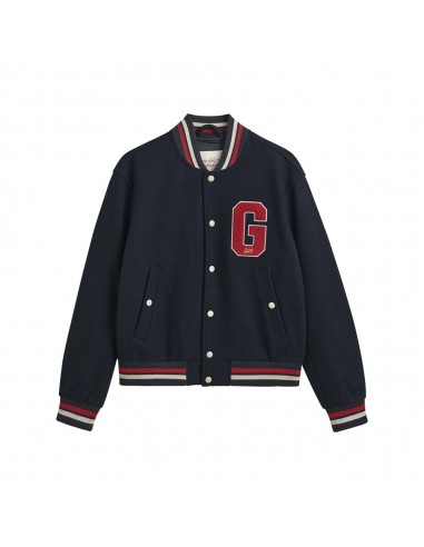 GANT - Veste en laine Varsity - Evening Blue rembourrage situé sous