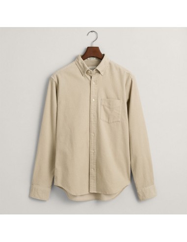 GANT - Chemise Velours - Putty soldes