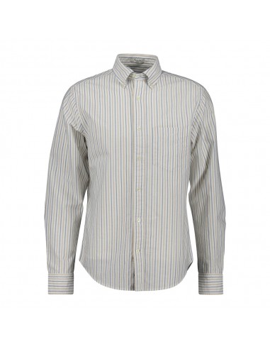 GANT - Chemise Oxford - Ecru est présent 