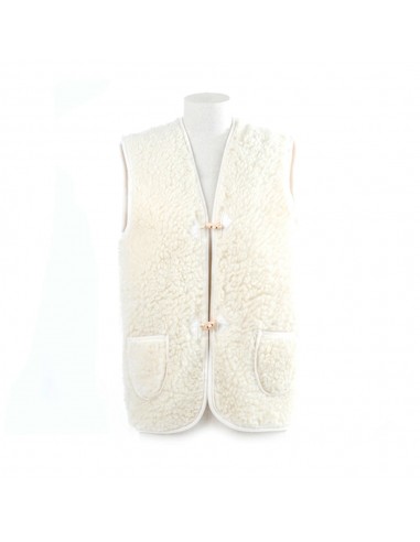 Direct Tannerie - Gilet Laine - Blanc ou a consommer sur place