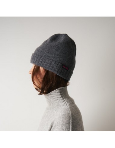 Merci - Bonnet en laine et cachemire - Gris & Rose online