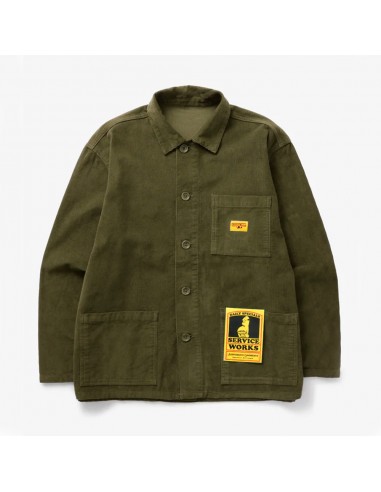 Service Works - Veste en velours - Olive Economisez 