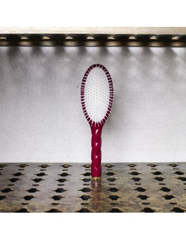 Brosse à cheveux N.07 L'INTENSE - Démelante  & Stimulante - Rouge Cerise Venez acheter