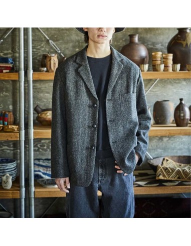 OrSlow - Veste Décontracté Harris Tweed - Noir pour bénéficier 