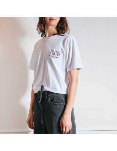 Merci - T-Shirt Non Merci College - Blanc Les êtres humains sont 