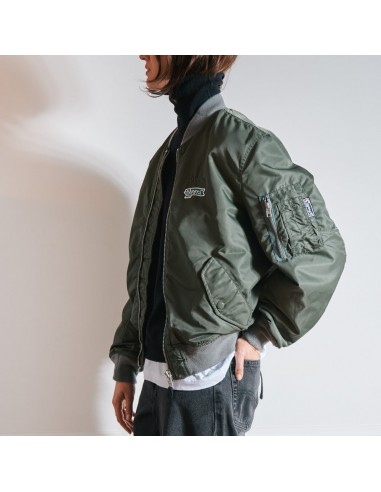 Schott x Merci - Bomber Vintage - Vert solde