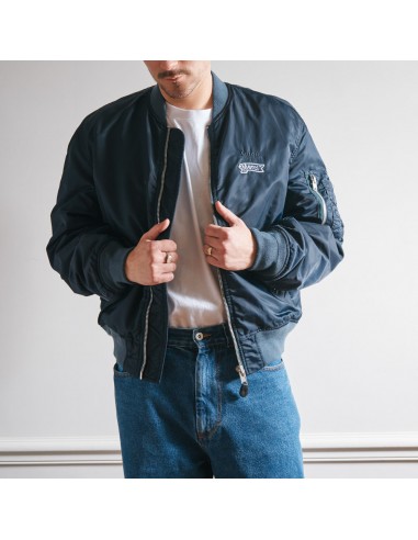 Schott x Merci - Bomber Vintage - Marine l'évolution des habitudes 