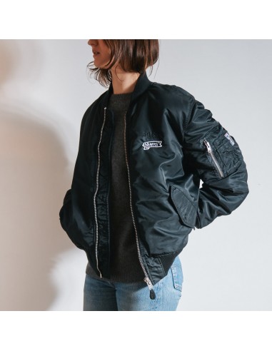 Schott x Merci - Bomber Vintage - Noir en ligne des produits 