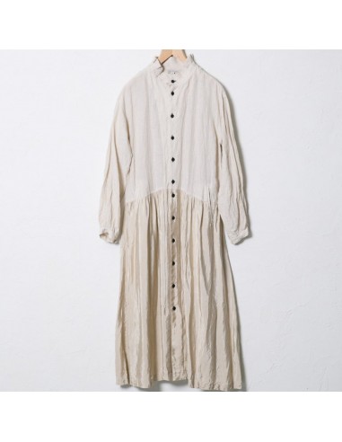 Vlas Blomme - Robe vintage - Beige france