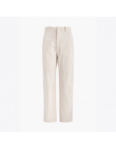 Isabel Marant - Pantalon  Jilda - Beige brillant des détails fins