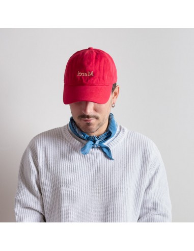 Merci - Casquette Miroir - Rouge & Ecru À commander