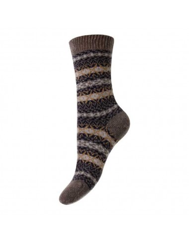 Pantherella - Chaussettes Cachemire Fair Isle - Marron s'inspire de l'anatomie humaine