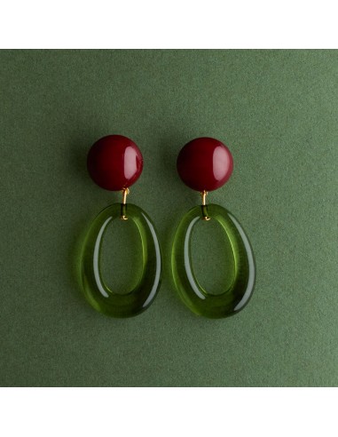 Lorena Taddei - Boucles d'oreilles Ogive - Wine 50-70% off 