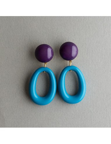 Lorena Taddei - Boucles d'oreilles Ogive - Violet livraison et retour toujours gratuits