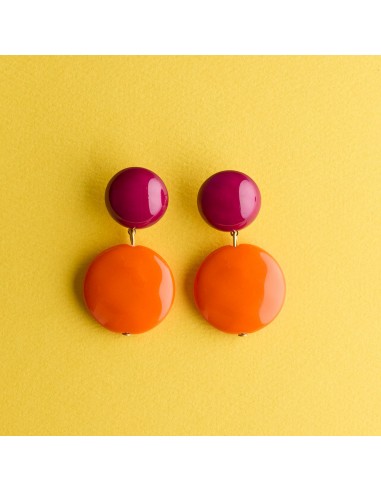 Lorena Taddei - Boucles d'oreilles Pastiglie - Fushia JUSQU'A -70%! 