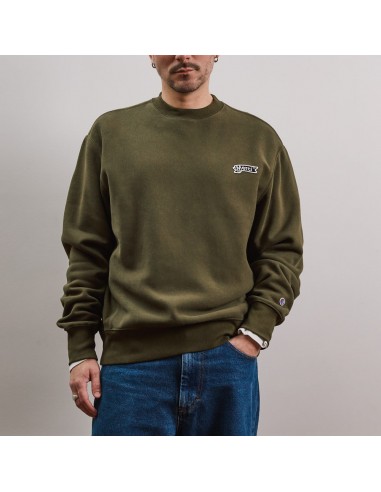 Merci x Champion - Crewneck - Olive pas chere