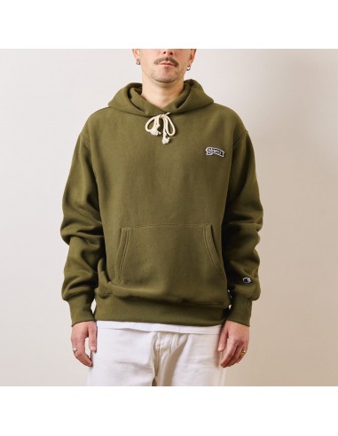 Merci x Champion - Sweat à Capuche - Olive En savoir plus