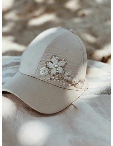 Casquette motif floral brodée plus qu'un jeu 