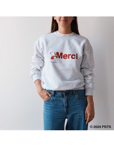 Peanuts x Merci - Sweat Merci 24 - Gris commande en ligne